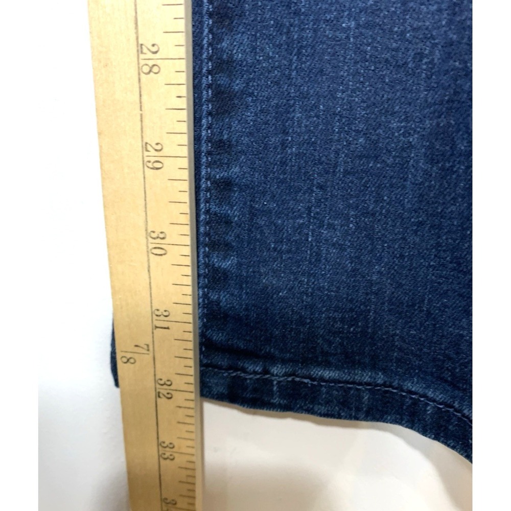 Levi's Demi Curve Classic Straight Leg Jeans Womens Size 16/32 Embroidered Denim - Picture 6 of 10